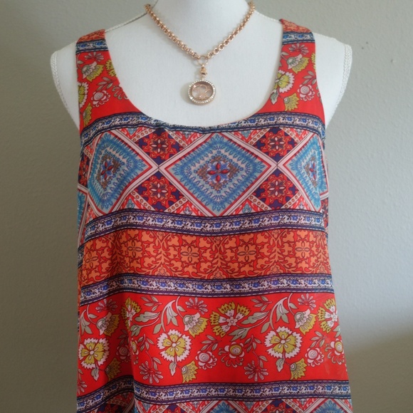 by & by Tops - Colorful Tank Top by by & by